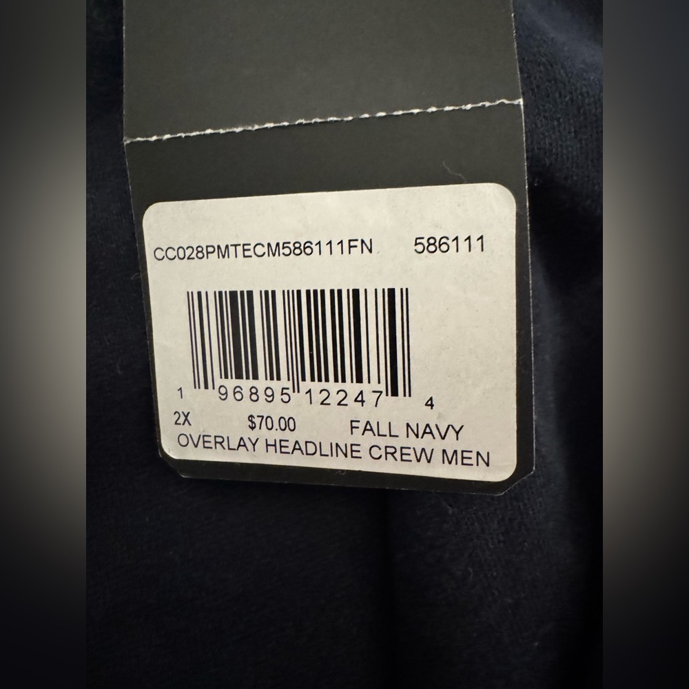 NWT '47 Brand Michigan Wolverines Men's Overlay Headline Sweatshirt 2XL $70 MSRP - Picture 3 of 8